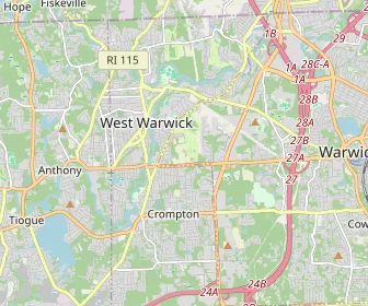 Area schools map